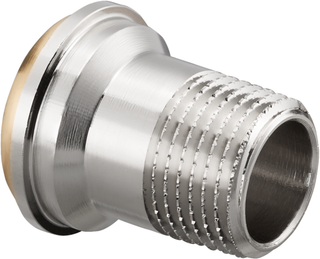 Oventrop Reduzierauslass DN 20/DN 15, Messing vernickelt