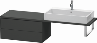 Duravit Unterschrank Compact L-Cube 82x47,7cm, graph m, f Kons, 2 Schubk.