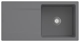 V&B Spüle Siluet 60 m Abl.garn, rd mit Handbetätigung, stone
