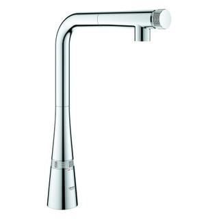 GROHE Spültischmischer Zedra SmartControl herausziehbare Auslauf mit Laminarstrahl