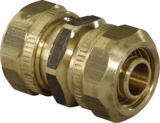 Uponor Schraubkupplung Fit 25mm, mit 2 Klemmringen, Messing