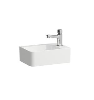 Laufen Handwaschbecken VAL 34x22cm, ubf., o. ÜL, Hahnl. re, we. LCC