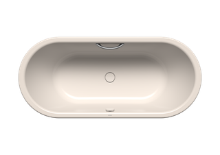 Kaldewei Badewanne CENTRO DUO oval 127 170x75cm, Griffloch, pergamon