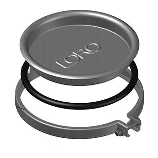 LX-REIN.-DECKEL RUNDM. SCHELLE U.ROLLR. DN 100