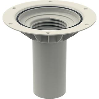 GE Einlaufstutzen rund für Duschbodenablauf für Bodenbeläge aus PVC