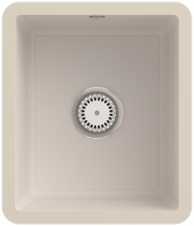 V&B Unterbauspüle Subway 45 SU m Abl.garn, Hand., crema CeramicPlus