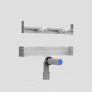 Sanit Waschtisch-Modul f Einloch- u. AP-Wandarmaturen, 444/70mm