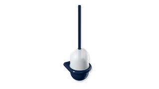 HEWI Toilettenbürstengarnitur 477 141x470x140mm, Wd., OBT m we, stahlbl.