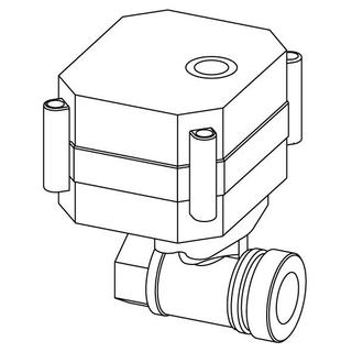 Uponor Combi Port Gen Motorventil heating G3/8"FT X G3/4"MT