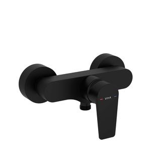 VitrA Brause-Einhebelarmatur Flow Square Wandmont. AP, Stichm. 150mm, sw matt