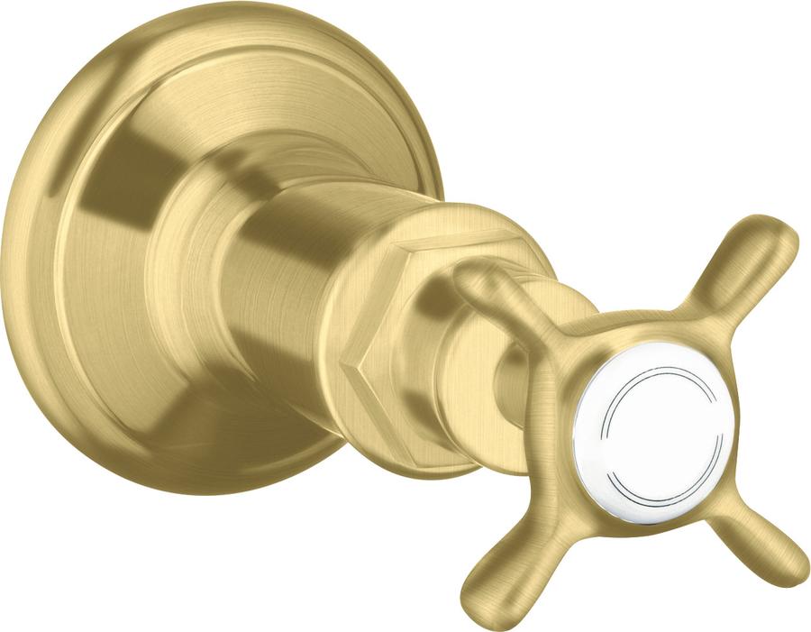 Artikelbild 1 des Artikels „hansgrohe Fertigmontageset Axor Montreux UP-Absperrvtl., m Kreuz, brushed brass brushed brass“