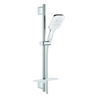 GROHE BrG Rainshower SmartActive130 Cube 60cm BrSt, 3 S-Art, m Begr. 9,5 l/m, m w