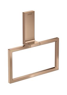 hansgrohe Handtuchr Axor Uni Rectangular eckig, schwenkbar, polished red gold