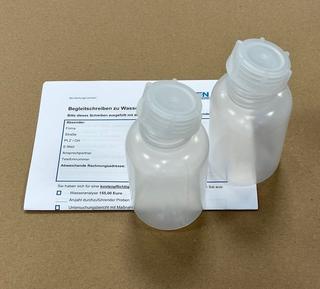 Orben Probenahmeset und Dokumentation Set zur Wasseranalyse mit Auswertung