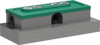 hansgrohe uBox universal Ablaufgehäuse DN 40, für flache Installation