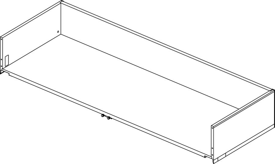 Artikelbild 1 des Artikels „IS Untere Schublade Conca 100x37cm Anthrazit matt lackiert “