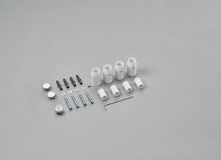 Zehnder Wandmontage-Set weiß