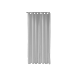 Keuco Duschvorhang Plan uni 1400x1800mm, 8 Ösen, lichtgrau