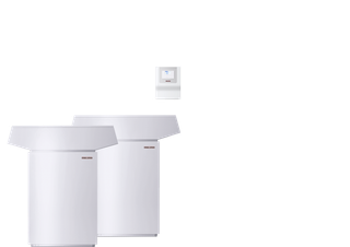 STIEBEL Luft/Wasser-Wärmepumpen-Set WPL 24 A 2er Set