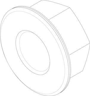 BOSCH Ersatzteil TTNR: 8738715153 Mutter M5 (10x)