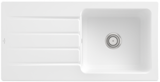 V&B Spüle Architectura 60 m Abl.garn, Hand., st. white CeramicPlus