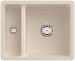 V&B Unterbauspüle Subway 60 XU m Abl.garn, Hand., ivory CeramicPlus