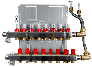 Wolf Heizkreisverteiler CUC-B 8 HK, manuell, mit Durchflussmesser