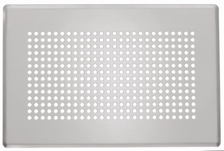Design-Gitter 300 x 200 mm, 20 mm Randabdeckung, Edelstahl