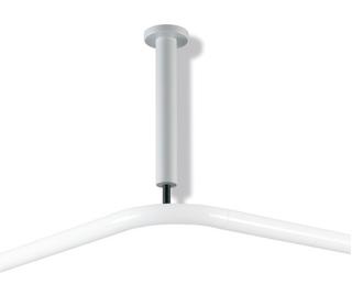 HEWI Deckenabhängung 801 Achsm. 600mm, tiefschwarz, suizidhemmend