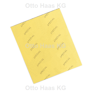 HAAS Spezial-Dichtungsplatten OHA 500x500x2,0mm, gelb-schwarz