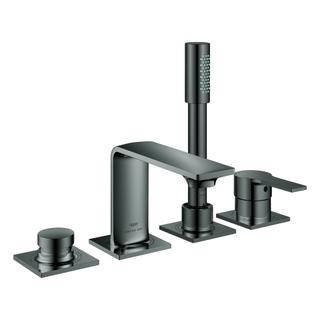 GROHE 4-Loch-Wannen-Kombination Allure Fliesenbankmontage, hard graphite