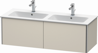 Duravit Waschtisch-Unterschrank XSquare 128x47,8x40cm, Tau matt, Ahorn rechts