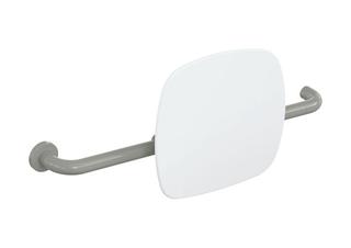 HEWI Rückenstütze 801 WA 150mm, AF li, Lehne signalw., fe-grau