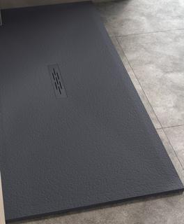 Kinedo DW Kinemoon Style 120X90 Anthrazi H26mm RK PN24 Ablauf mittig Biolex
