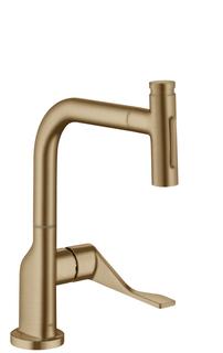 hansgrohe Spültisch-Einhebelmischer 230 Select 2jet Axor Citterio mit Ausziehbrause