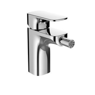 Laufen Bidet-Einhebelmischer CITYPLUS Festausl. 105mm, mit Ablaufventil, chrom
