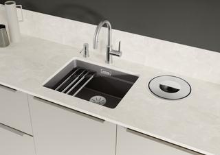 Blanco Etagenbecken ETAGON 500-U 54x45,6cm, Ker. PuraPl. ba, o AL-Fbd