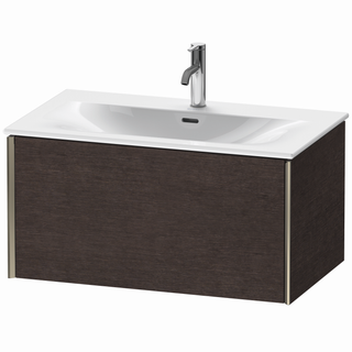 DU WTU m.Viu XViu,1 Ausz.,397x810x480mm champ. matt/eiche dunkel gb. ES Nussb