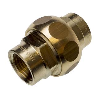 Sanha Rohrverschraubung PURAFIT 3340 1 1/4", bf Sil-br, kon dicht., beids. IG
