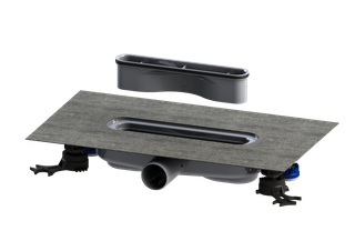 Kaldewei Ablaufgarnitur FlowDrain Mod 4204 horizontal, flat