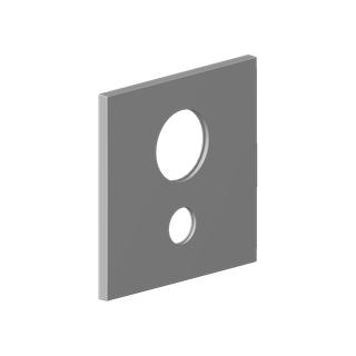 DO Rosette ERSATZTEILE 091102178 Chrom