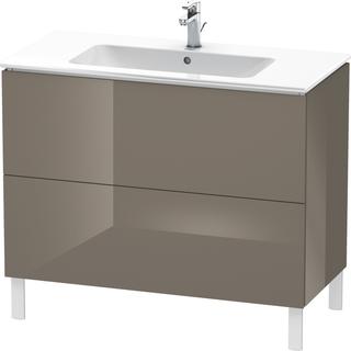 Duravit Waschtisch-Unterschrank L-Cube 102x48,1cm, flan. Gr hgl, 2 Ausz., steh.