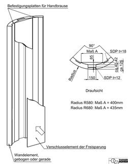 Schedel Installationsvorbereitung für den bauseitigen Einbau einer UP-Box