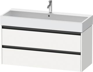 Duravit Waschtisch-Unterschrank Ketho.2 118,4x46cm, we. ma, 2 Schub., wandh