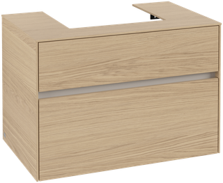 V&B Waschtischunterschrank Collaro 80x54,8x50cm, WT mittig, nordic oak