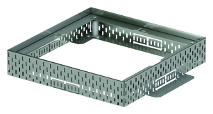ACO Profiline 50x50cm Aufsatz für Dachabläufe fixe H5cm V2A