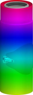 ATEC Kontroll-Rohr PolyTop DN 60/100, Edelstahl, RAL-Farbe