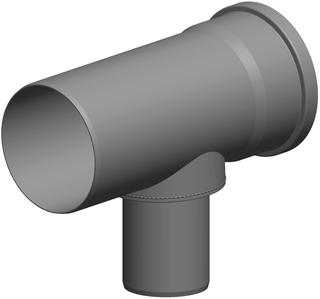 ATEC T-Stück PolyTop DN 125x80x125