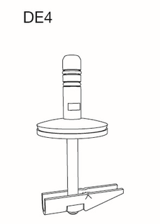 Pressalit Universalscharnier DE4 f Sitz I-Can, ES, f Lift-off, Mont v ob