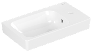 V&B Handwaschbecken Architectura 48x27,5cm, B li, 1 Hahnl., m ÜL, we C+